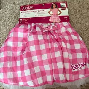 Barbie gingham tutu kit size L-XL GIRLS NEW